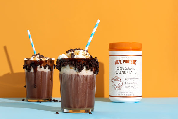 Cool Off With This Iced Cocoa Caramel Latte Recipe | Vital Proteins