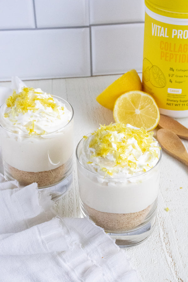 Zest Up Your Sweet Tooth With Lemon Cheesecake Cups | Vital Proteins