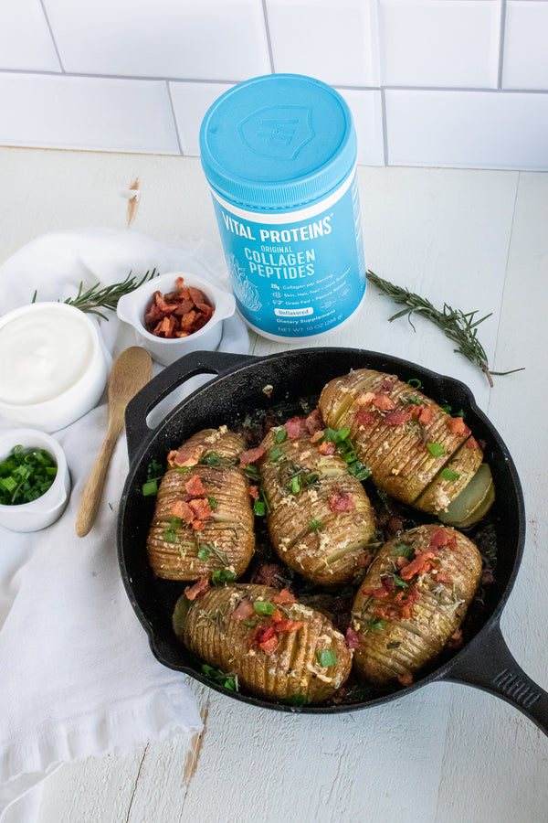 These Rosemary Hasselback Potatoes Make A Delicious Side Dish | Vital Proteins