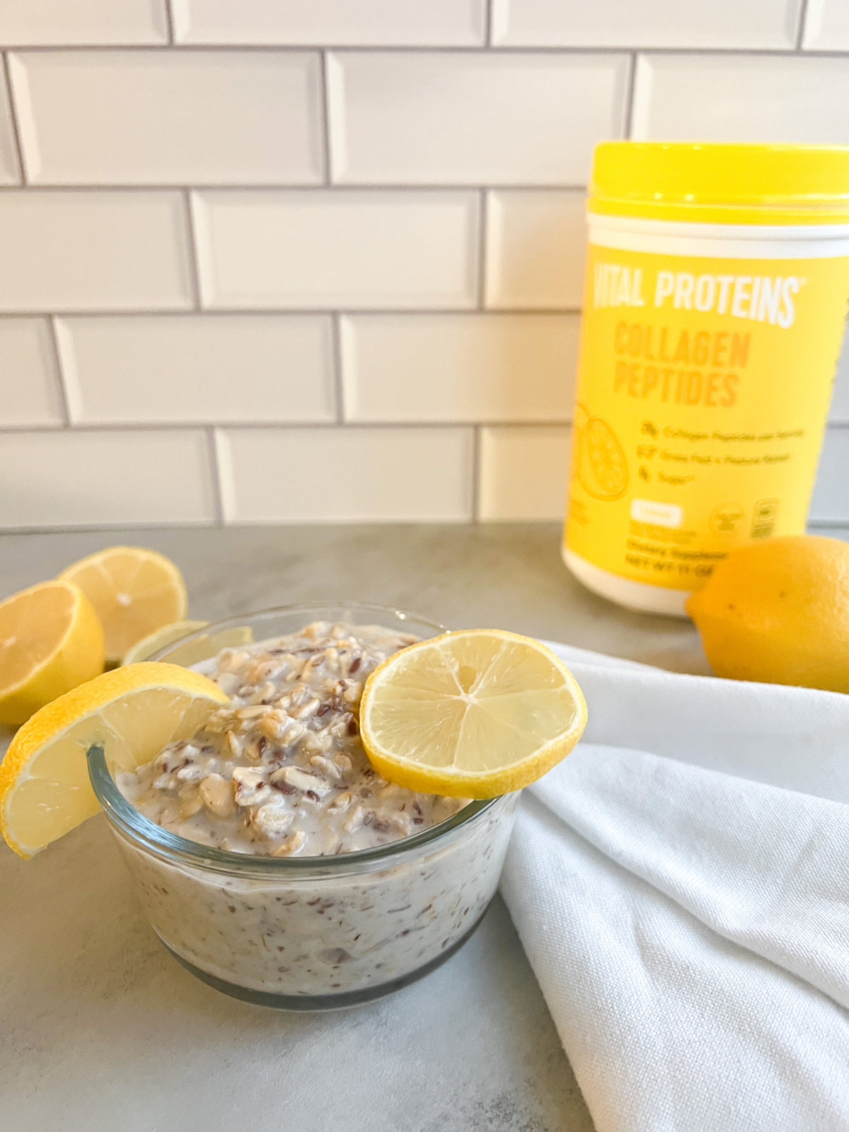 These Lemon Cream Overnight Oats Are A Twist On A Breakfast Classic