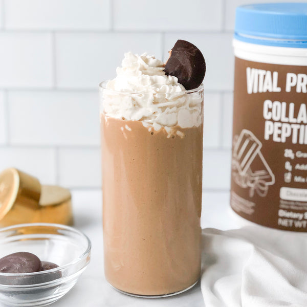 A Peanut Butter Cup Smoothie Serves Nutritious Dessert For Breakfast | Vital Proteins