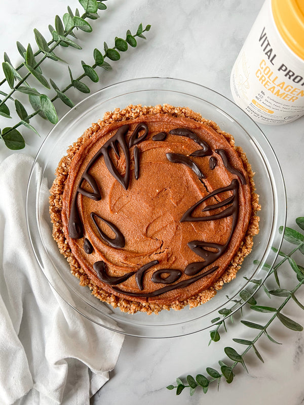 A No-Bake Pumpkin Cheesecake That Tastes Like Fall | Vital Proteins