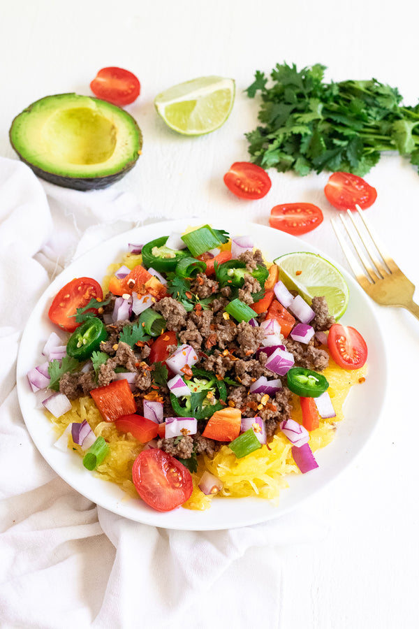 A Quick & Easy Weeknight Dinner Idea: Spaghetti Squash Taco Bowls | Vital Proteins