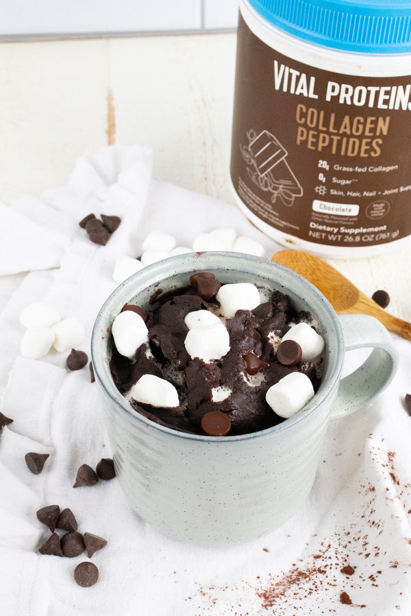 Cold Winter Days Call For This Hot Chocolate Brownie Mug Cake | Vital Proteins