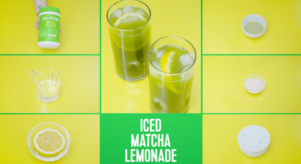 You’ll Feel Refreshed After Drinking This Iced Matcha Lemonade | Vital Proteins
