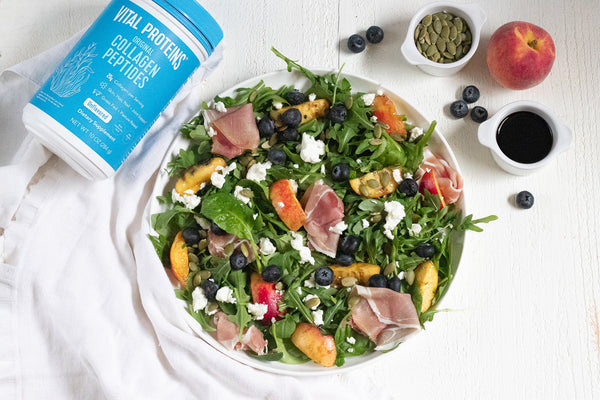 Grilled Peach & Prosciutto Salad Recipe | Vital Proteins