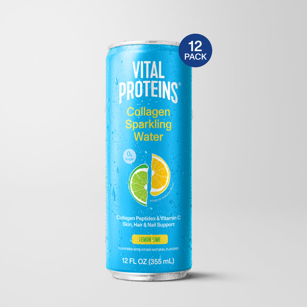 |SPKLGWTRL| Collagen Lemon Lime Sparkling Water | Hero Image