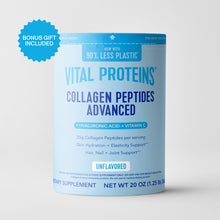 Collagen Peptides Advanced Hyaluronic Acid & Vitamin C 20oz + Free Gift Bundle