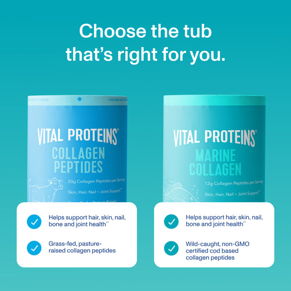 |MC07U| Marine Collagen Peptides 10oz | Comparison