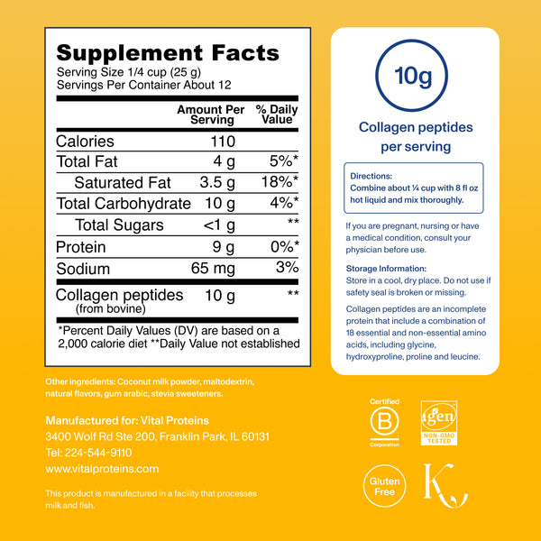 |CCV10U| Collagen Creamer Vanilla SFP