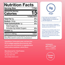 |CSWSB12| Collagen Strawberry Blossom  Sparkling Water | Supplement Facts