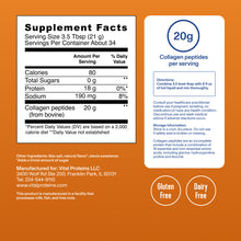|SCC24UBO|Salted Caramel 25oz supplement facts