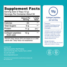 |MC20W| Marine Collagen | Supplement Facts