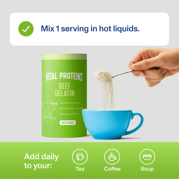 beef gelatin and glutathione Douglas Laboratories Liposomal Gelatin Healthy Habits: Grass-Fed Beef