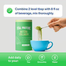 |CPM10U| Matcha Collagen Peptides 10oz | How to Use