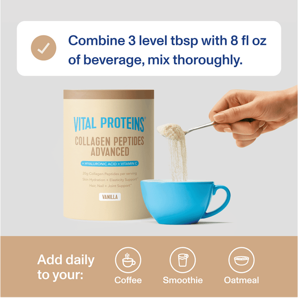 |CPVA20RHAVC| Vanilla Collagen Peptides Advanced | How to Use