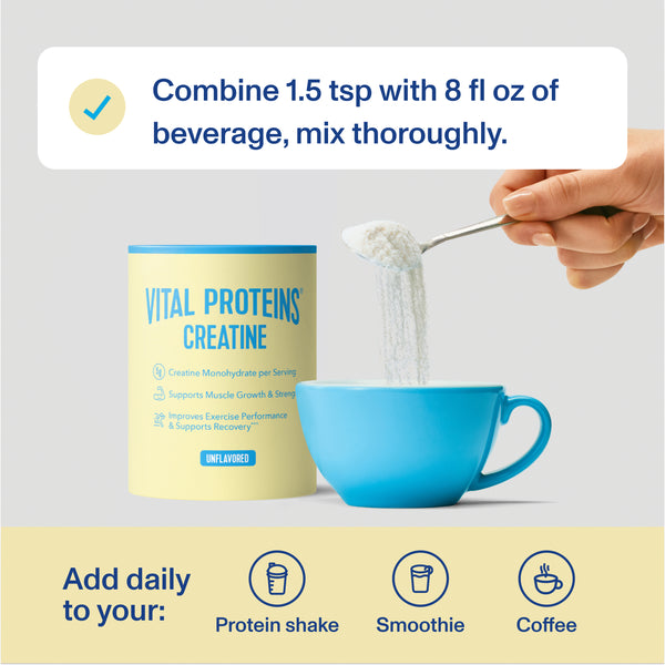 |CRTN5| Vital Proteins Creatine | How To Use