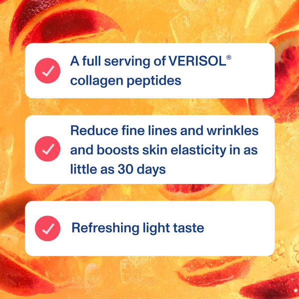 |CSWBO12| Collagen Sparkling Water Blood Orange | Benefits