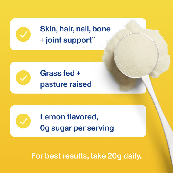 |LCP10SX| Lemon Collagen Peptides 11oz | Benefits