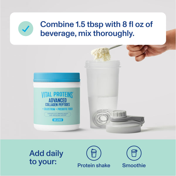 |CPACPF5| Advanced Collagen Peptides + Colostrum + Fiber | How to Use