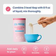 |CP10SLHAVC| Strawberry Lemon Collagen Peptides Advanced | How to Use