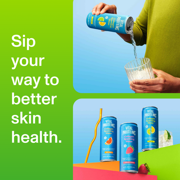 |CSWLL12| Collagen Sparkling Water Lemon Lime | Vital Proteins brand