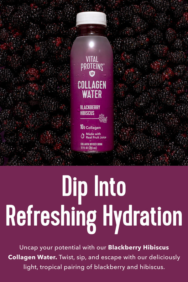 Collagen Water - Blackberry Hibiscus Collagen Drink | Vital Proteins |Lifestyle|