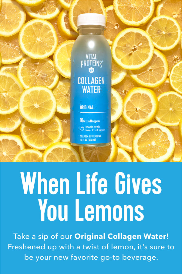 Collagen Water - Lemon Slice Collagen Drink | Vital Proteins |Lifestyle|
