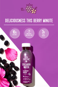 Collagen Water - Blackberry Hibiscus Collagen Drink | Vital Proteins |Lifestyle|
